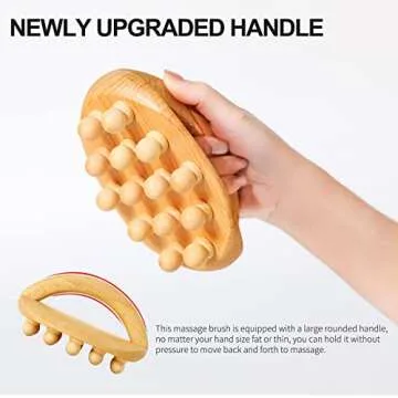 AiRelax Wooden Massage Brush - Cellulite & Skin Relief