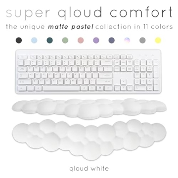 Qloud Cloud Wrist Rest Keyboard for Ergonomic Comfort