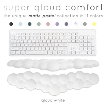 Qloud Cloud Wrist Rest Keyboard for Ergonomic Comfort