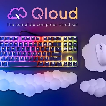 Qloud Cloud Wrist Rest Keyboard for Ergonomic Comfort