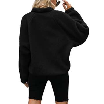 Yanekop Women's Fleece Jacket Cozy Stylish Outerwear