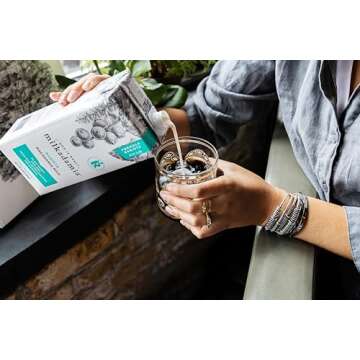 Milkadamia Barista Macadamia Milk, Excellent Source of Calcium, Plant Based, Kosher, Gluten Free & Non-GMO, 32 Fluid Ounce (Pack of 6)