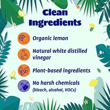 Originally Yellow All-Purpose Distilled Vinegar Spray Living Room, Bathroom, & Kitchen Cleaner Spray | Infused with Organic Lemon | Plant-Based All Purpose Cleaner, 16 Fl Oz (3-Pack)