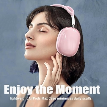 Protective 3 in 1 AirPods Max Case Cover Set - Clear Pink