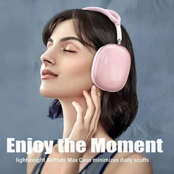 Protective 3 in 1 AirPods Max Case Cover Set - Clear Pink