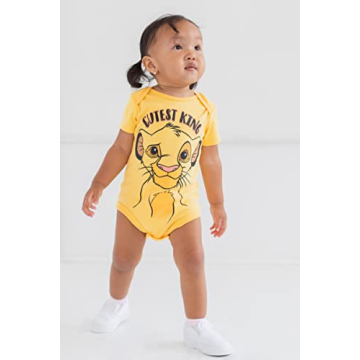 Disney Baby 5 Pack Bodysuits with Iconic Characters