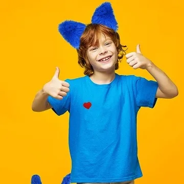 Matiniy 6 PCS Blue Cat Costume Accessories for Kids