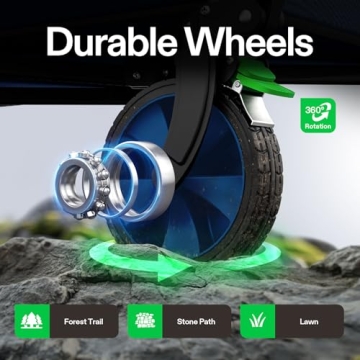 VIVOSUN Folding Wagon: Durable Outdoor Utility Cart