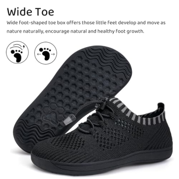 WateLves Toddler Wide Water Shoes for Kids Swim Fun