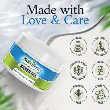 NutriNoche Colloidal Silver Gel for Skin Relief - 4oz