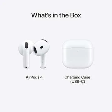 Apple AirPods 4 Wireless Earbuds with Personalized Spatial Audio