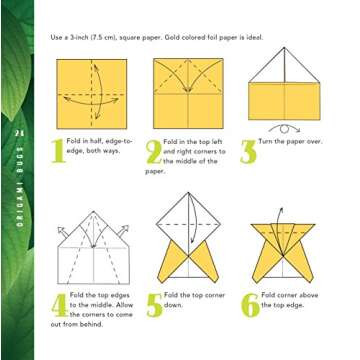 Origami Bugs Kit with 20 Projects and 98 Papers for All Ages