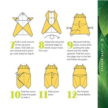 Origami Bugs Kit with 20 Projects and 98 Papers for All Ages