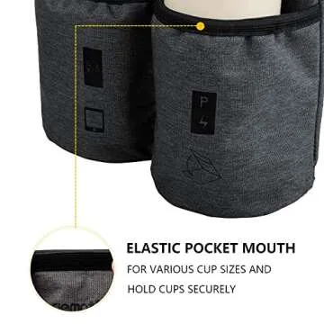 riemot Luggage Travel Cup Holder for Efficient Travel