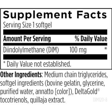 Designs for Health DIM-Evail - 100mg DIM Supplement Enhanced Absorption Diindolylmethane - Supports Healthy Estrogen Metabolism & Women's Health - Non-GMO & Soy-Free (120 Softgels)