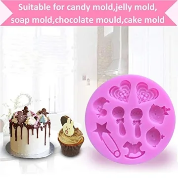 Baby Shower Mini Cake Fondant Silicone Mold for Creatives