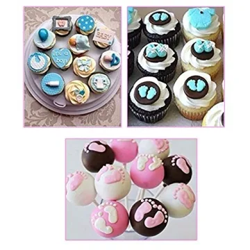 Baby Shower Mini Cake Fondant Silicone Mold for Creatives