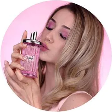 Michel Germain Sugarful Eau de Parfum Fragrance Spray, Top Notes of Sparkling Tangerine & Wild Strawberry, Playful Pink Cotton Candy, Light Scent Gift for Her, 3.4 Fl Oz