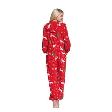 Cozy XMASCOMING Hooded Onesie Pajamas for Winter Fun
