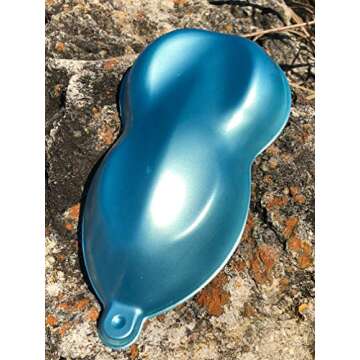 BLACK DIAMOND PIGMENTS® | (Turquoise Diamond Effect Pigment is a premium professional, non-toxic mica with unrivaled color saturation that blends with epoxy, nail polish, slime, lip gloss and acrylic