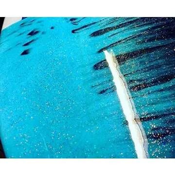 BLACK DIAMOND PIGMENTS® | (Turquoise Diamond Effect Pigment is a premium professional, non-toxic mica with unrivaled color saturation that blends with epoxy, nail polish, slime, lip gloss and acrylic