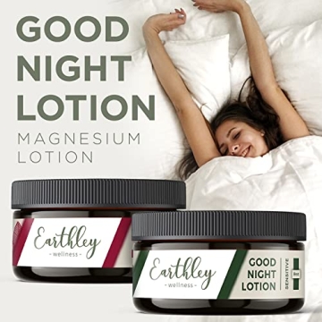 Earthley Wellness Good Night Lotion - Sleep Aid for All Ages