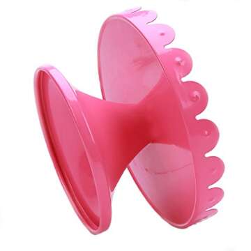 Z1021 Pink Metal Cake Stand/Tray/Salver/Container/Home Kitchen Gift with Glass Dome