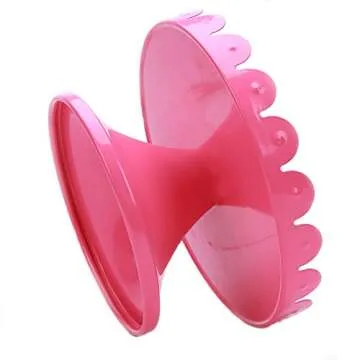 Z1021 Pink Metal Cake Stand/Tray/Salver/Container/Home Kitchen Gift with Glass Dome