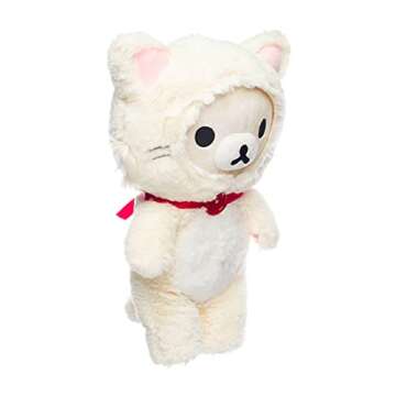 Korilakkuma San-X Original in A White Fluffy Cat Costume
