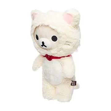 Korilakkuma San-X Original in A White Fluffy Cat Costume