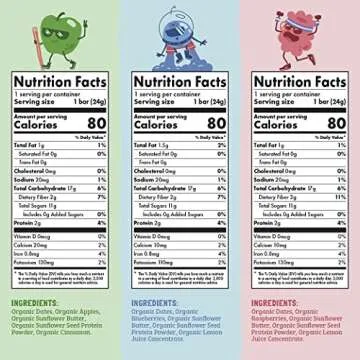 Skout Organic Real Food Bars for Kids Fruit Variety Pack (36 Pack) | Organic Snacks for Kids | Plant-Based Nutrition, No Refined Sugar | Vegan | Gluten, Dairy, Grain & Soy Free