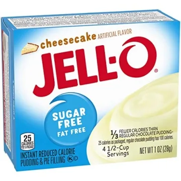Delicious Guilt-Free Jello Cheesecake Pack of 4 Dessert Mix