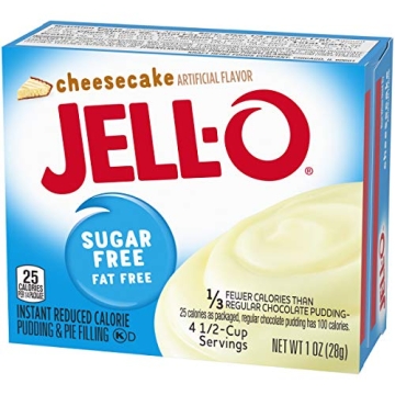 Delicious Guilt-Free Jello Cheesecake Pack of 4 Dessert Mix