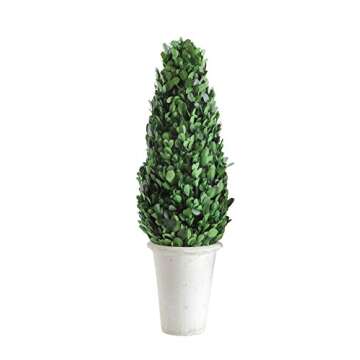 Creative Co-Op Boxwood Topiary in Clay Pot