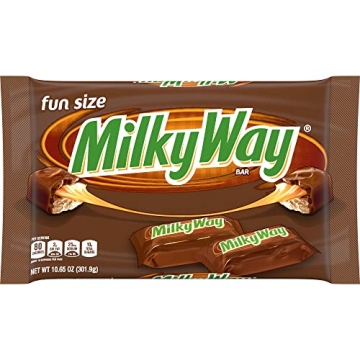 MILKY WAY Fun Size Milk Chocolate Halloween Candy Bars - 10.65 oz Bag