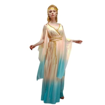 PGOND Greek Goddess Costume for Women - Elegant Toga Outfit (XX-L)