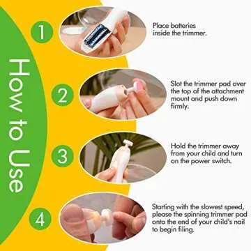 haakaa Baby Nail Trimmer Electric Baby Nail File Kit Baby Nail Care Set