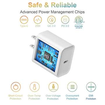 iPhone 16 Charger Block, USB C Charger Block for iPhone 16 15 14 13 12 11 Wall Charger Fast Charging...