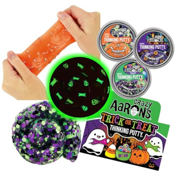 Crazy Aaron's Halloween Putty Mini Tins Bundle - 3 Pack