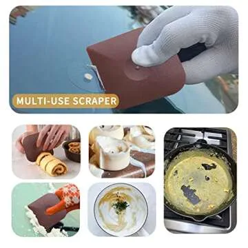 Durable Cast Iron Chain Mail Scrubber for Easy Cleaning