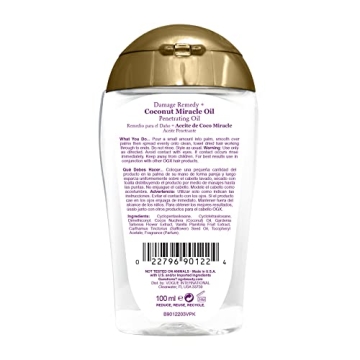 OGX Coconut Miracle Oil Treatment for Healthy Hair