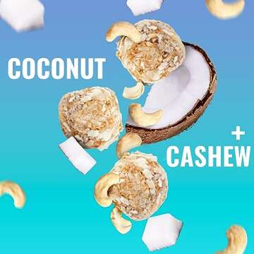 GFB Coconut Cashew Protein Bites - Healthy, Vegan Snacks
