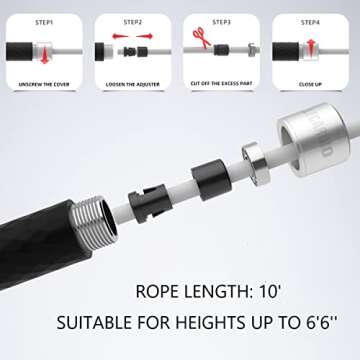 Adjustable Jump Rope for Ultimate Fitness Adventure