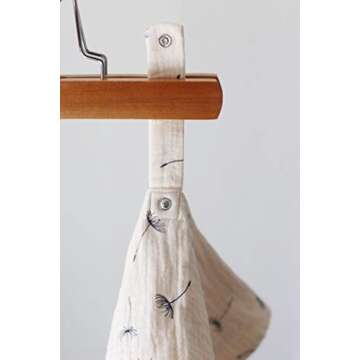 Marlowe Co Organic Cotton Muslin Baby Blanket Floral