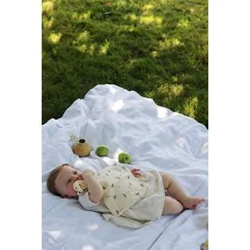 Marlowe Co Organic Cotton Muslin Baby Blanket Floral