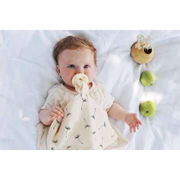 Marlowe Co Organic Cotton Muslin Baby Blanket Floral
