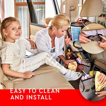 Helteko Backseat Car Organizer with 9 Storage Pockets