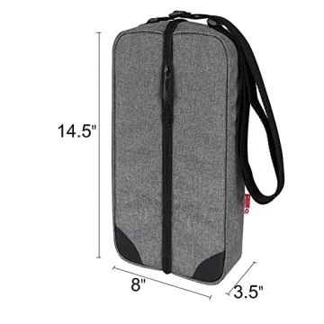 ALLCAMP Wine Tote Bag with Cooler for Outdoor Adventures