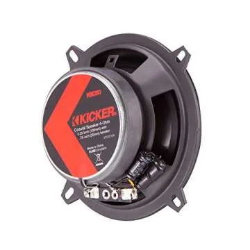 Kicker 47KSC504 5.25 Inch Coaxial Speakers with Tweeters