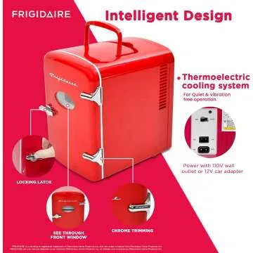Frigidaire Mini Portable Personal Fridge - 6 Cans